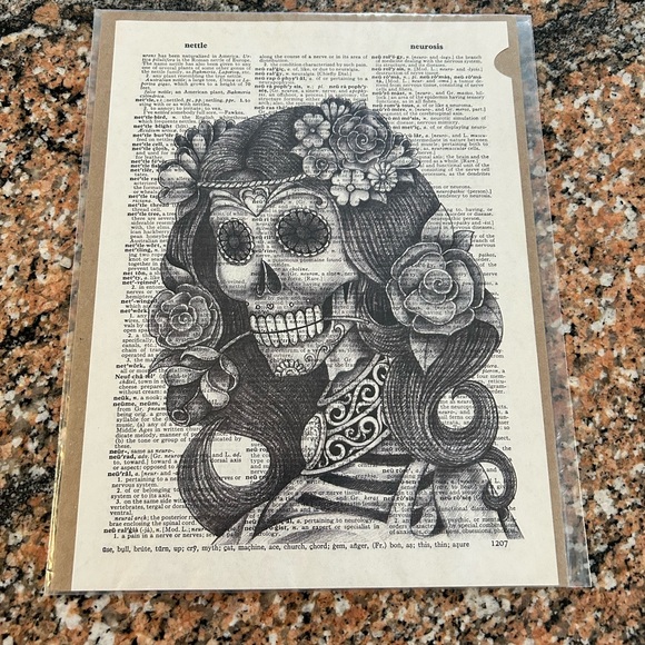 Sugar Skull Art Print - Picture 2 of 4